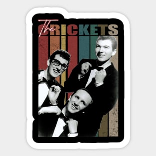 Crickets' Rockabilly Rhythms Vintage Vibes Sticker